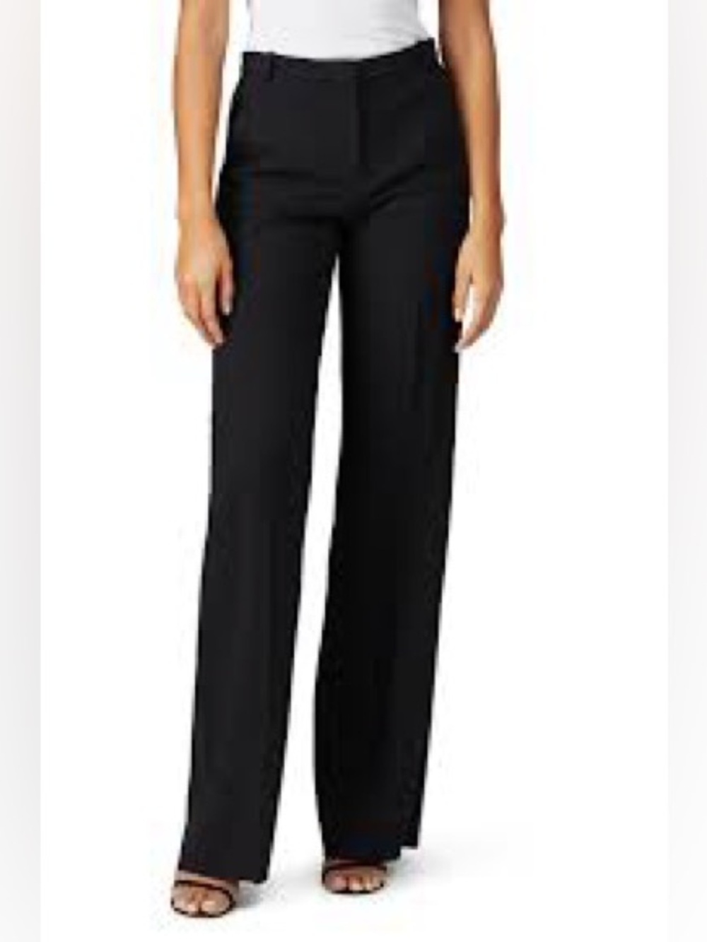 Giorgio Armani Black Wide-Leg Women's Trousers 769